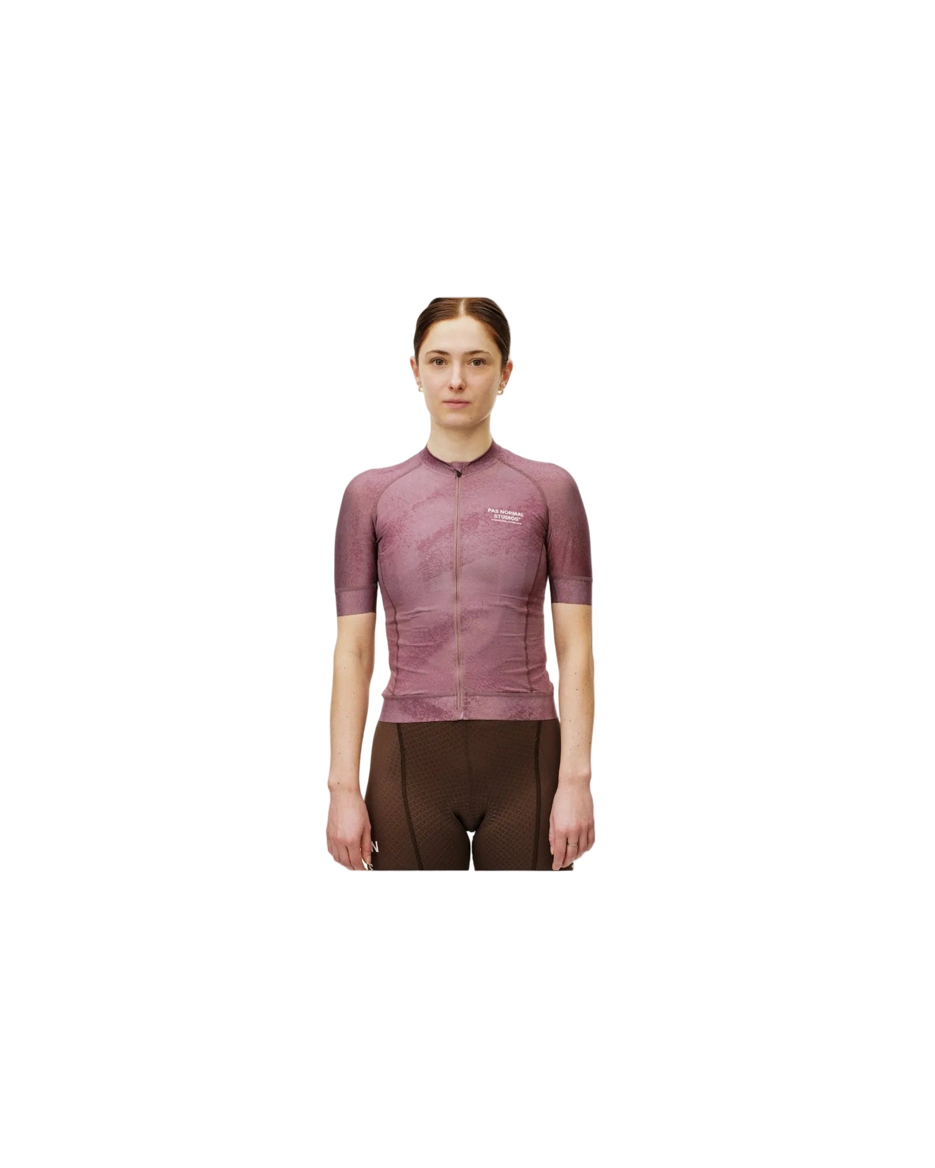 Pas Normal Studios Women's Mechanism Jersey - AOP Dark Mauve (SS26)