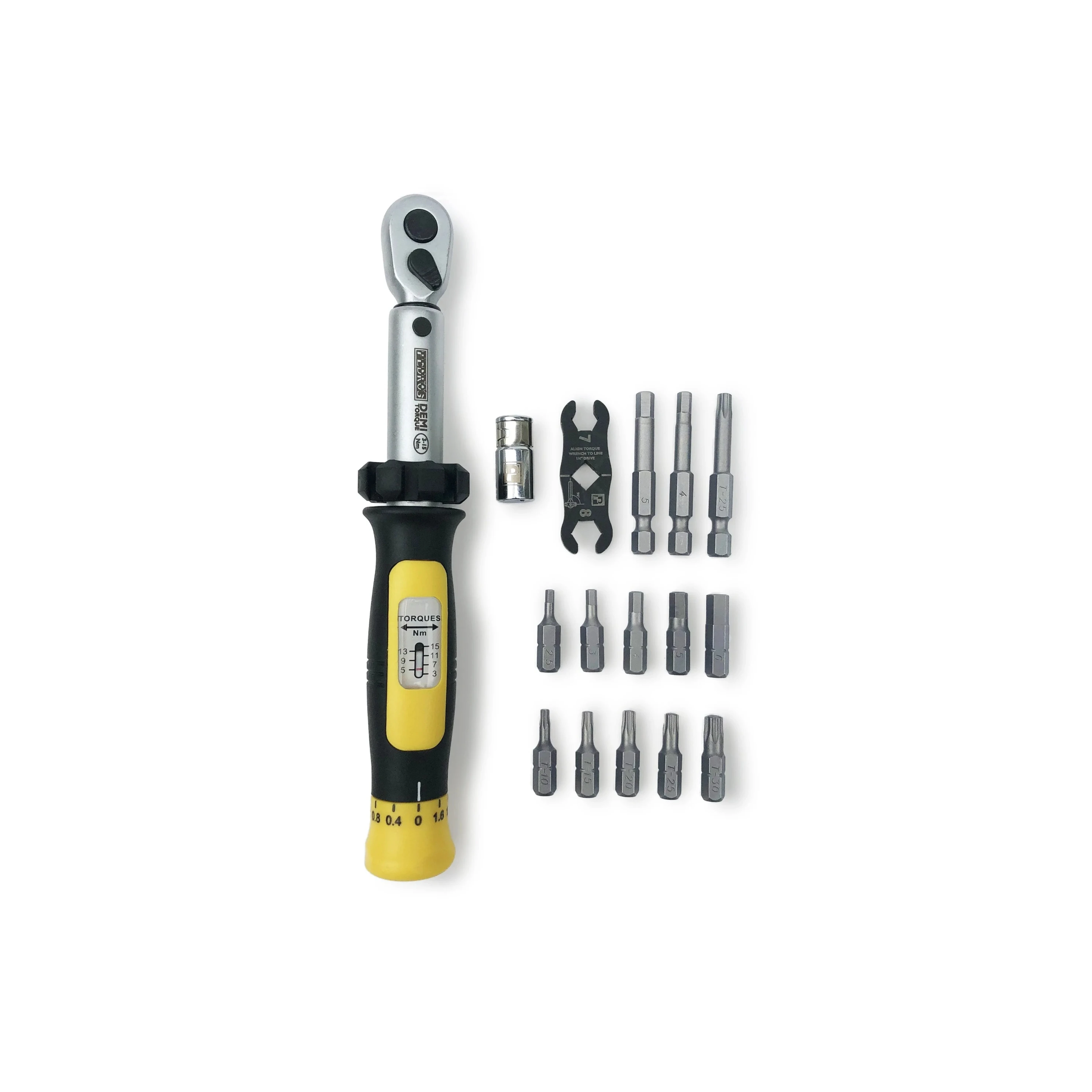 Pedro's Demi Torque Wrench II & Bit Set (3-15Nm)