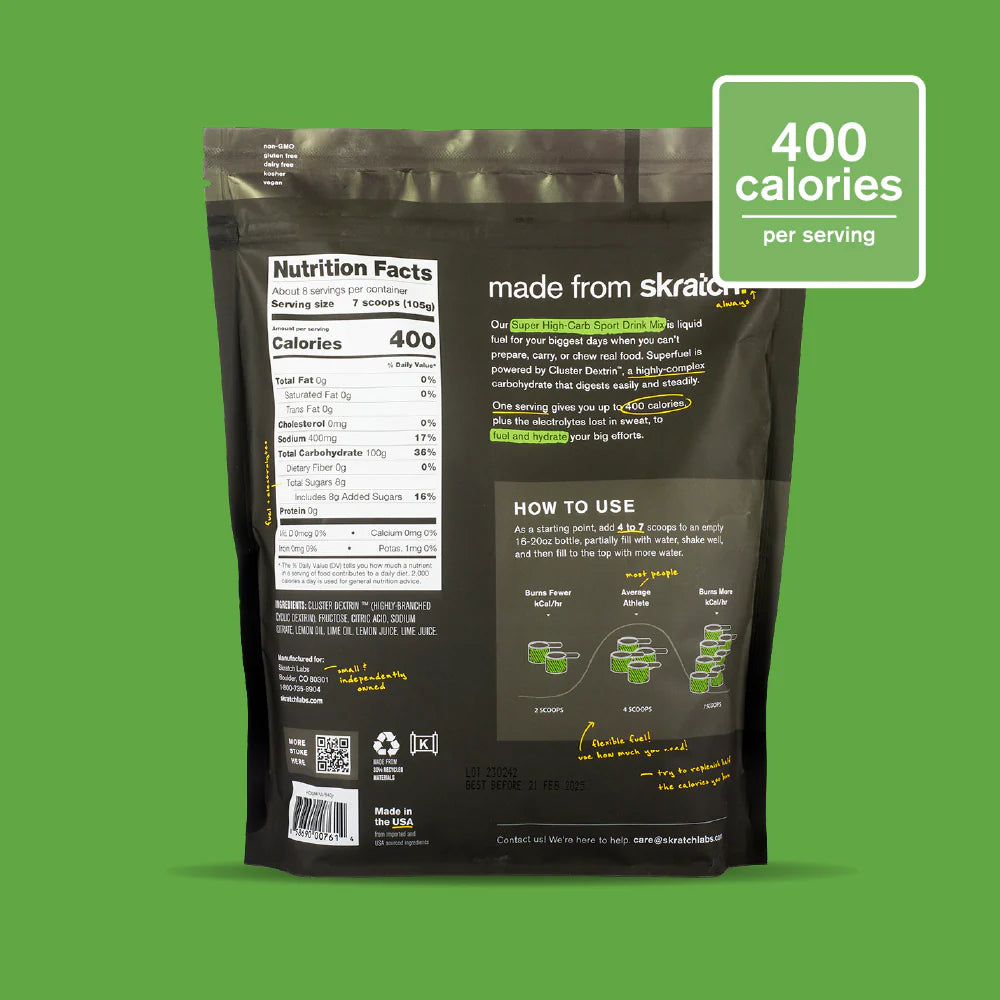 Skratch Labs Super High-Carb Sport Drink Mix
